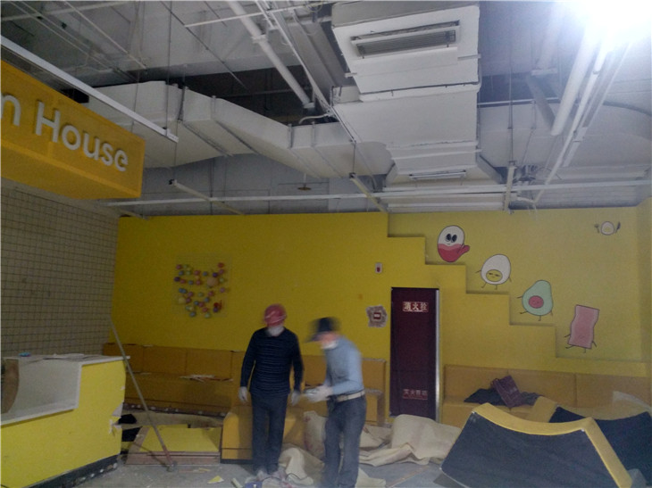 悠方購物中心專業拆除清運施工作業-成都戰狼拆除