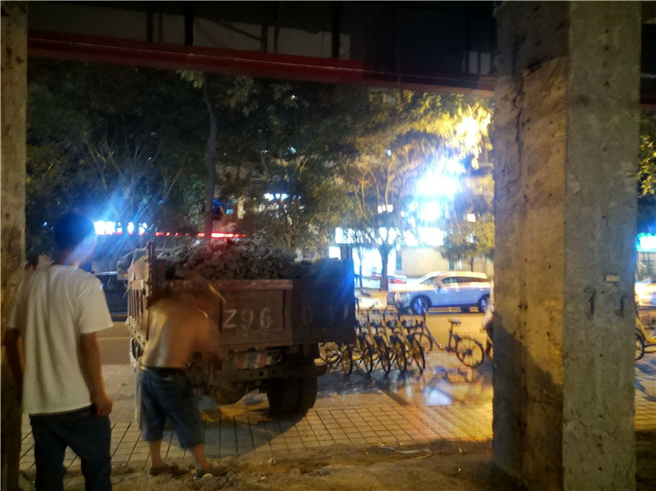 銀行拆除科華路中國銀行增加項拆除施工記錄-戰狼拆除