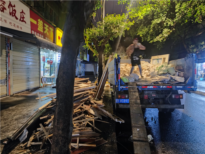 成都店鋪商鋪拆除公司武侯區燃燈寺美容店鋪拆除案例尚美生活