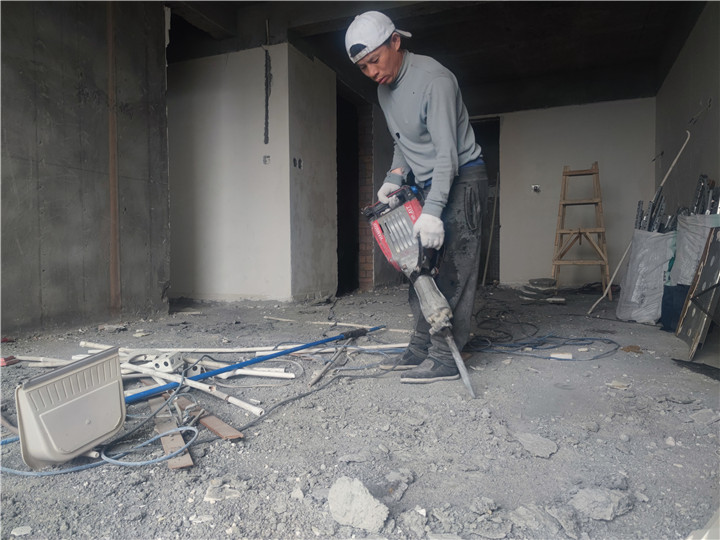 成都裝修拆除多少錢一平方米天合凱旋二手房舊房拆除裝修案例